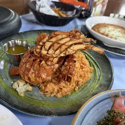 Grilled pacific lobster