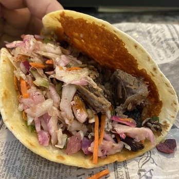 Epic Catering - Korean beef: brisket, Korean bbq, sesame lemon slaw, cheddar jack - Food Stands Near Me - Garnet Valley, Pennsylvania