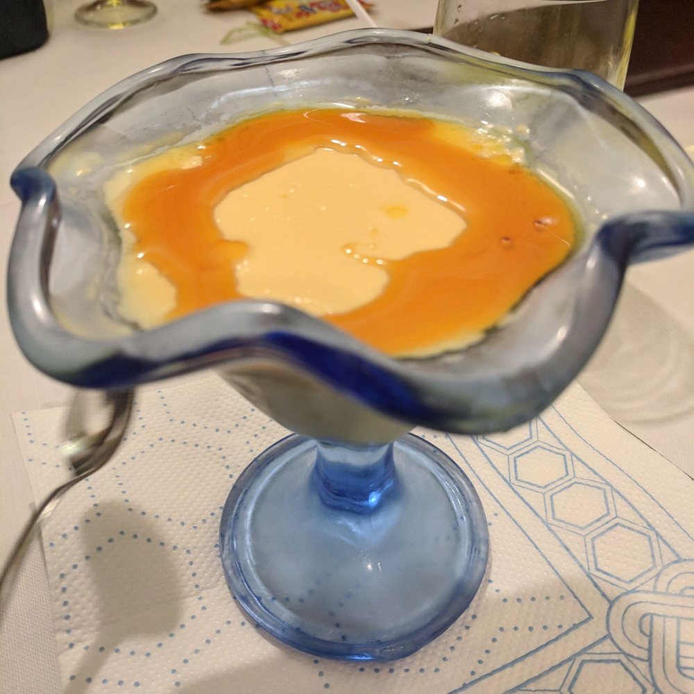 Lima Chicken - Flan. I thought that the caramel was a bit too butter, possibly with some hint if licorice? - Peruvian Near Me - Rome, RM Lima Chicken - Flan. I thought that the caramel was a bit too butter, possibly with some hint if licorice? - Peruvian Near Me - Rome, RM