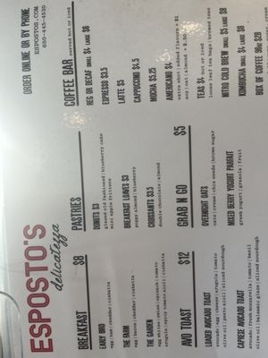 Menu photo 3 Esposto's Delicatezza South San Francisco, CA Menu photo 3 Esposto's Delicatezza South San Francisco, CA