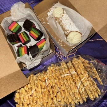 Modern Pastry Shop - Rainbow Cookies Cannoli Pizelles - Bakeries Near Me - Boston, Massachusetts Modern Pastry Shop - Rainbow Cookies Cannoli Pizelles - Bakeries Near Me - Boston, Massachusetts