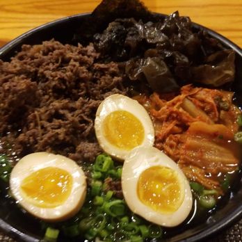 Sakuramen - Korean Ramen with bulgogi, kimchi, extra egg, mushrooms, and spicy level 6. so good - Asian Fusion Near Me - Washington, DC, District of Columbia Sakuramen - Korean Ramen with bulgogi, kimchi, extra egg, mushrooms, and spicy level 6. so good - Asian Fusion Near Me - Washington, DC, District of Columbia
