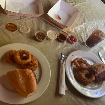 Cold Spring Tavern - Tri-tip Sandwich, split for two! - American Near Me - Santa Barbara, California Cold Spring Tavern - Tri-tip Sandwich, split for two! - American Near Me - Santa Barbara, California