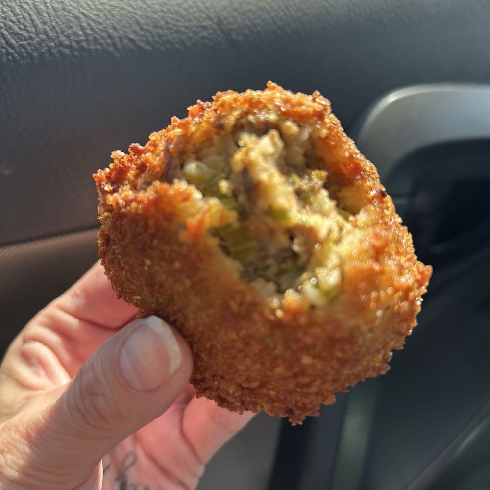Boudin balls on the go! Boudin balls on the go!