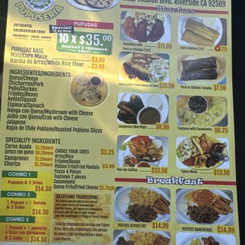 El Salpicon Restaurant - Menu - Salvadoran Near Me - Jurupa Valley, California El Salpicon Restaurant - Menu - Salvadoran Near Me - Jurupa Valley, California