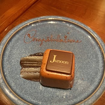 Junoon - Congratulations Chocolate - Indian Near Me - New York, New York Junoon - Congratulations Chocolate - Indian Near Me - New York, New York