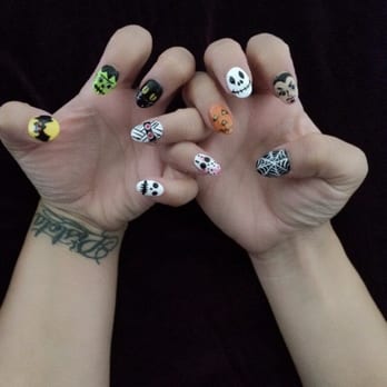 Nails Plus - Love my Halloween nails!! - Nail Salons Near Me - Santa Ana, California