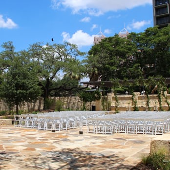 Jack Guenther Pavilion - Setting up for an outdoor wedding. - Venues & Event Spaces Near Me - San Antonio, Texas
