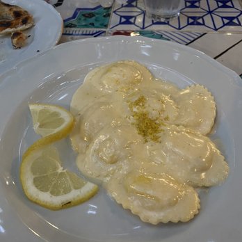 Donna Stella - lemon ravioli (AMAZING) - Pizza Near Me - Amalfi, SA