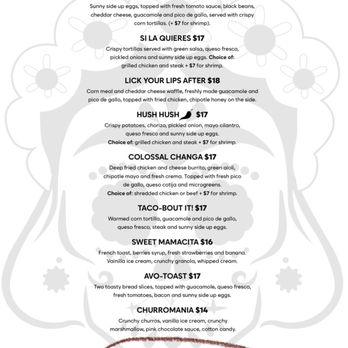 Mama Taco - Brunch menu as of Sunday 6/11/2023 - Mexican Near Me - New York, New York Mama Taco - Brunch menu as of Sunday 6/11/2023 - Mexican Near Me - New York, New York