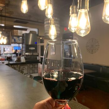 Bushfire Kitchen - Del Mar - Dining area - nice lighting and wine - American Near Me - Del Mar, California Bushfire Kitchen - Del Mar - Dining area - nice lighting and wine - American Near Me - Del Mar, California