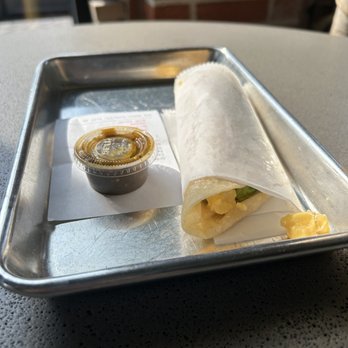 Brass Tacks - Breakfast taco w avocado added - Coffee & Tea Near Me - Houston, Texas