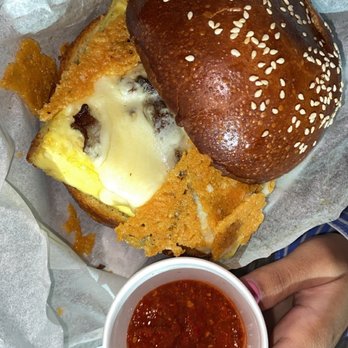 Librae Bakery - Breakfast Bun Sandwich - Bakeries Near Me - New York, New York
