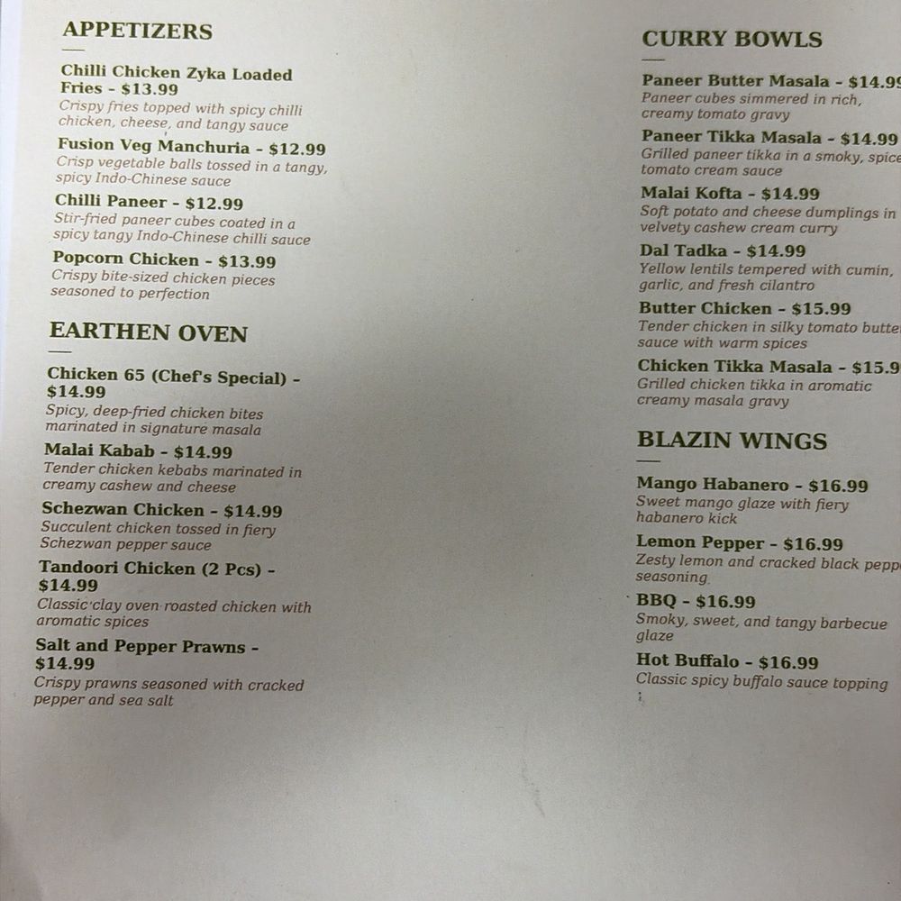Zyka Fusion - Menu - Halal Near Me - Fremont, California Zyka Fusion - Menu - Halal Near Me - Fremont, California