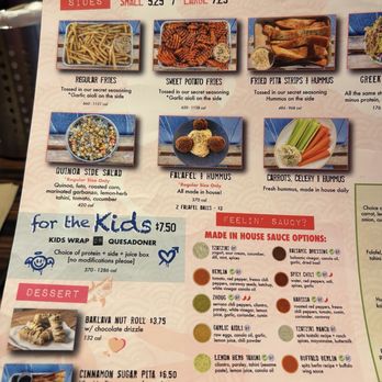 Spitz - Billings - Menu - Mediterranean Near Me - Billings, Montana