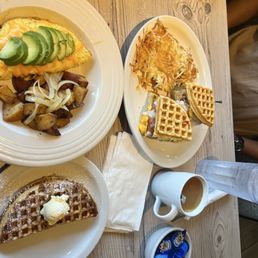 Cali Omelette and Omelette-Wich