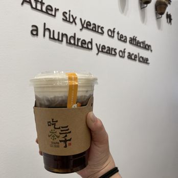 Chicha San Chen - Cassia Black Tea with Mousse - Bubble Tea Near Me - Alhambra, California Chicha San Chen - Cassia Black Tea with Mousse - Bubble Tea Near Me - Alhambra, California