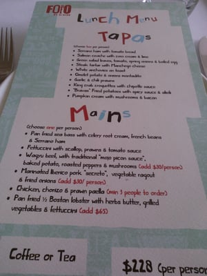 Menu photo 2 FoFo by el Willy Hong Kong, HK Menu photo 2 FoFo by el Willy Hong Kong, HK