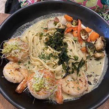 Snap Thai Fish House - Shrimp and Scallop Fettuccine - Thai Near Me - Atlanta, Georgia Snap Thai Fish House - Shrimp and Scallop Fettuccine - Thai Near Me - Atlanta, Georgia