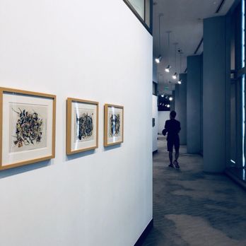 Contemporary Museum - The Paul Levitt exhibit goes down this hallway - Art Museums Near Me - Honolulu, Hawaii