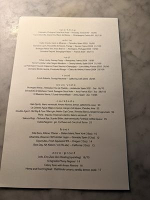 Menu photo 1 Estela New York, NY Menu photo 1 Estela New York, NY