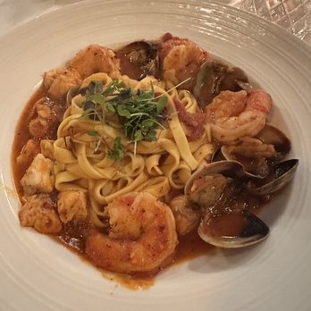 Cucina Venti Restaurant - Fettucine Pescatore - Italian Near Me - Mountain View, California