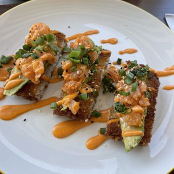 O Sea - Spicy Wild Albacore on Crispy Rice - Seafood Near Me - Orange, California