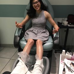 Rain Salon & Spa - Paraffin wax treatment - great for the dry winter on your feet