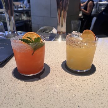 Earls Kitchen + Bar - Guava Margarita + Mango Smoke Show Margarita - Canadian (New) Near Me - Victoria, British Columbia