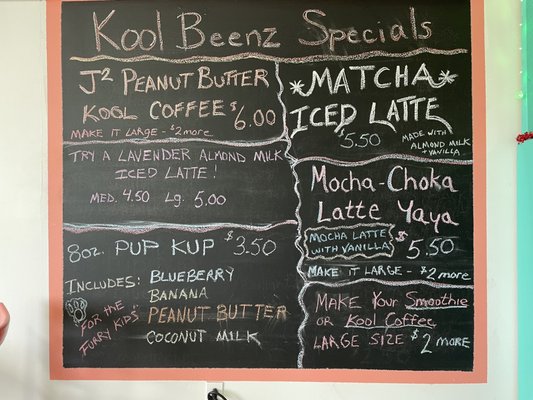 Menu photo 1 Kool Beenz Coffee Flagler Beach, FL