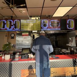 Hafez Cafe - Hafez Cafe - the entrance area for ordering food for take out or picking up.