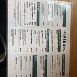 Menu 2025