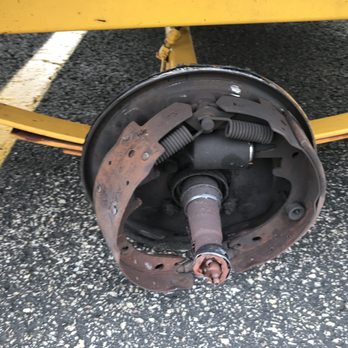 Gervasi And Company - Not how a spindle is supposed to look. - Trailer Repair Near Me - Madison, Wisconsin Gervasi And Company - Not how a spindle is supposed to look. - Trailer Repair Near Me - Madison, Wisconsin