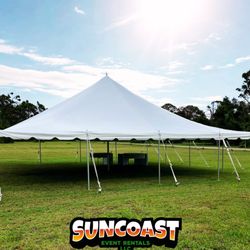 Suncoast Event Rentals - 40x40 Pole tent