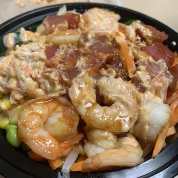 Pearl Novato - a plate of shrimp and vegetables - Bubble Tea Near Me - Novato, California