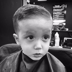 Galindo's Barbershop Magnolia - Anna made my toddler look like a miniature dapper gentleman. And he never fussed once during the haircut. Truly a miracle.