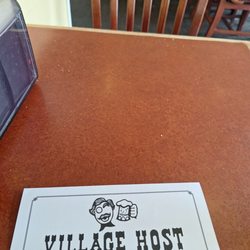 Village Host Pizza & Grill - Dirty table