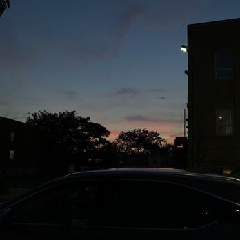 Butcher Bar - The picture for the sunset at the parking lot. 8:19pm and we got to the restaurant 8:21ish - Barbeque Near Me - Astoria, New York Butcher Bar - The picture for the sunset at the parking lot. 8:19pm and we got to the restaurant 8:21ish - Barbeque Near Me - Astoria, New York
