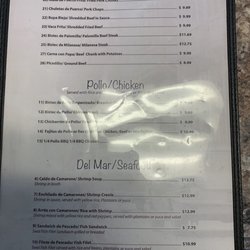 Prado'S Cuban Cafe - Menu
