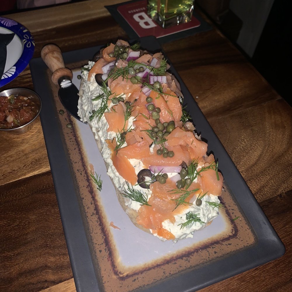 Firefly - Smoked salmon ciabatta - Cocktail Bars Near Me - Flushing, New York