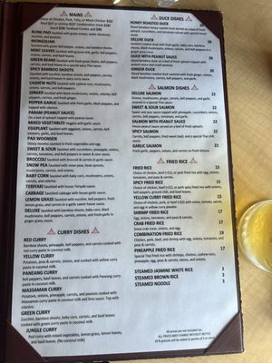 Menu photo 5 Thai House Bakersfield, CA