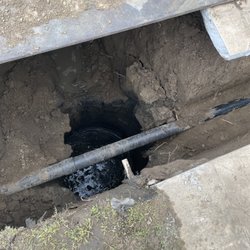Dash Plumbing & Rooter - Disgusting 1/2 of septic system