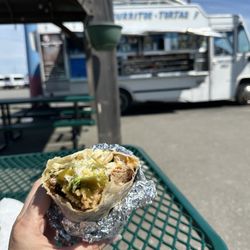 Tacos Tecalitlan - Carnitas Burrito + cheese