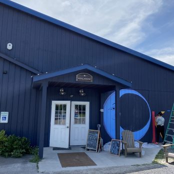 MoonShadow - a blue building with a blue moon painted on it - New American Near Me - Mchenry, Maryland