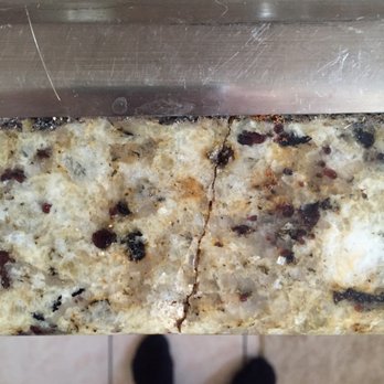 Central Granite Repair - Before - Countertop Installation Near Me