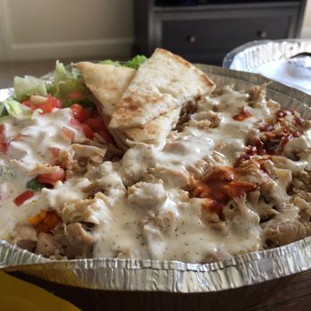 The Halal Guys - Chicken over rice!!Super yummy!The hot sauce wasn't so spicy to me as I have some really abnormal level of spice tolerance!Lol - Halal Near Me - Vienna, Virginia The Halal Guys - Chicken over rice!!Super yummy!The hot sauce wasn't so spicy to me as I have some really abnormal level of spice tolerance!Lol - Halal Near Me - Vienna, Virginia