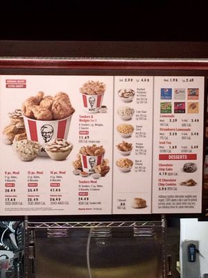 Menu photo 2 KFC Diamond Bar, CA