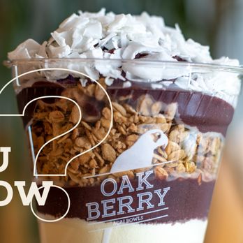 Oakberry Acai - Acai fights aging, lowers cholesterol, promotes heart health, packed with vitamin E, aids weight loss, delicious snack! - Acai Bowls Near Me - Los Angeles, California