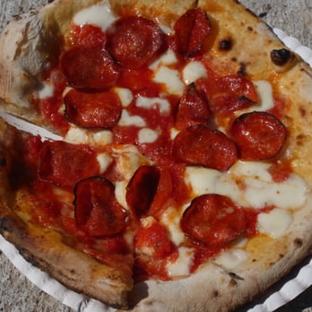 Cane Rosso - Small size Pepperoni Pizza - from the Cane Rosso mobile pizza oven. - Pizza Near Me - Dallas, Texas