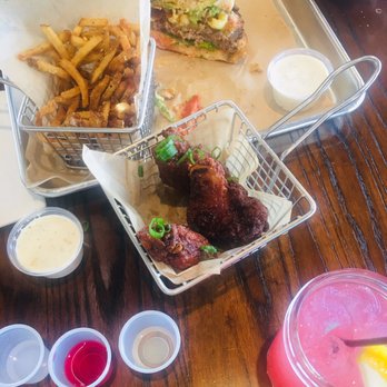 Iron Shoe Distillery - Deliciousness.. wings, fries, burger.. infused vodka, lemonade - Distilleries Near Me - Niles, Michigan